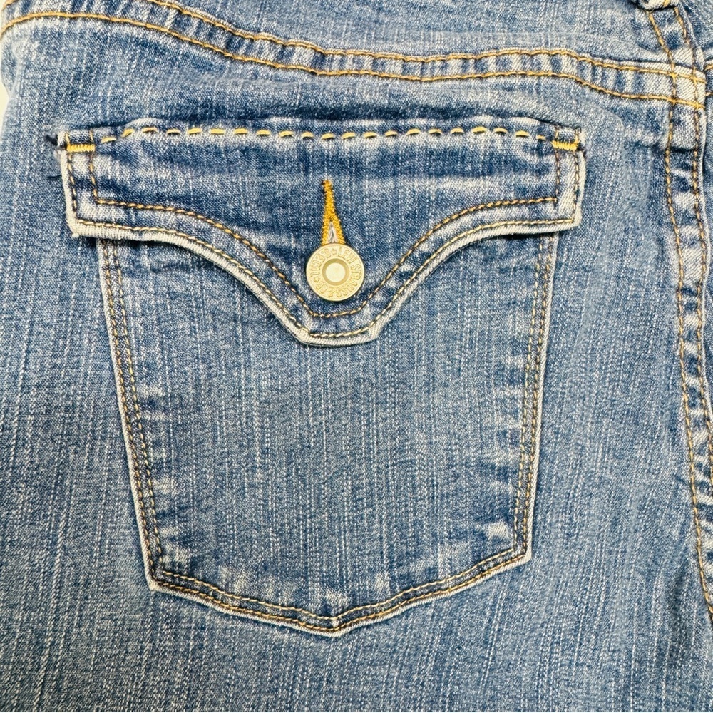 Levi's Women's Perfectly Slimming 512 Light Blue Boot Cut Jeans Size 12 Medium - Picture 5 of 14